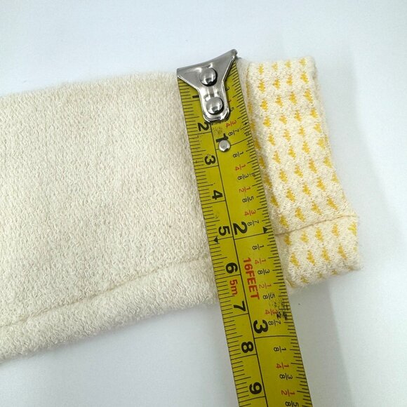 Vtg BabyGro By Gerber Baby Romper Medium 11-17 Lbs Yellow & White Floral - Picture 8 of 14